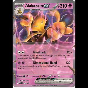 Pokemon TCG Alakazam ex - 050 - Scarlet & Violet Promo Cards - Holofoil