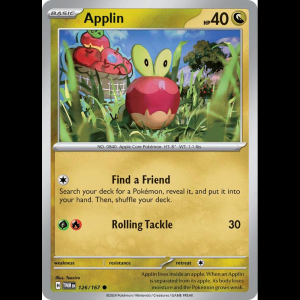 Pokemon TCG Applin - 126/167 - Twilight Masquerade