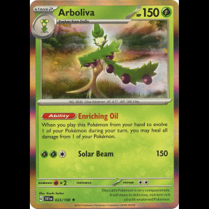 Pokemon TCG Arboliva - Scarlet & Violet Base Set - Holofoil