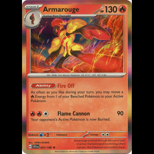 Pokemon TCG Armarouge - 041/198 - Scarlet & Violet Base Set - Holofoil