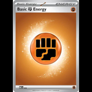 Pokemon TCG Basic Fighting Energy - 006 - Mega Evolution Energies - Reverse Holofoil