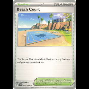 Pokemon TCG Beach Court - Scarlet & Violet Base Set