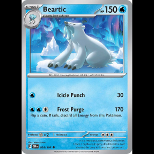 Pokemon TCG Beartic - Obsidian Flames