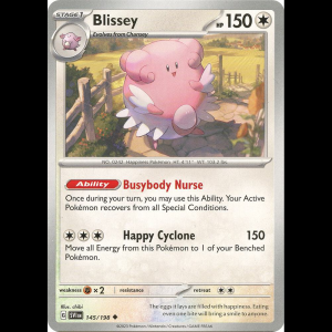 Pokemon TCG Blissey - Scarlet & Violet Base Set