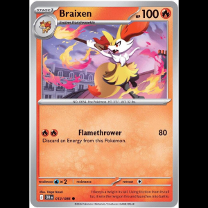 Pokemon TCG Braixen - Chaos Rising