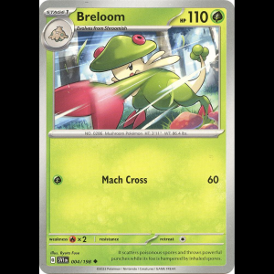Pokemon TCG Breloom - Scarlet & Violet Base Set