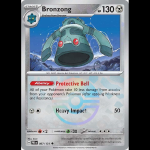 Pokemon TCG Bronzong (Poke Ball Pattern) - Prismatic Evolutions - Holofoil