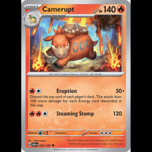 Pokemon TCG Camerupt - Obsidian Flames