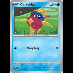 Pokemon TCG Carvanha - Obsidian Flames
