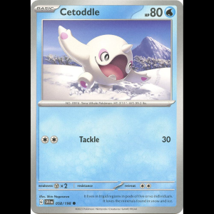 Pokemon TCG Cetoddle - 058/198 - Scarlet & Violet Base Set
