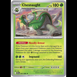 Pokemon TCG Chesnaught - Chaos Rising - Reverse Holofoil