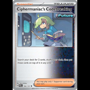 Pokemon TCG Ciphermaniac's Codebreaking - Prismatic Evolutions - Reverse Holofoil