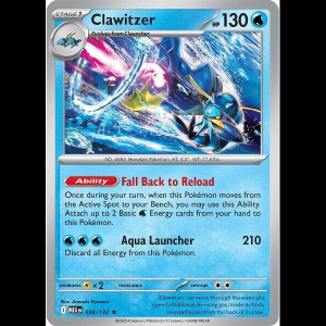 Pokemon TCG Clawitzer - 038/132 - Mega Evolution - Holofoil