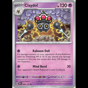 Pokemon TCG Claydol - Obsidian Flames - Holofoil