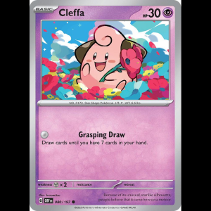 Pokemon TCG Cleffa - Obsidian Flames - Reverse Holofoil