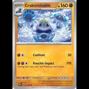 Pokemon TCG Crabominable - Obsidian Flames