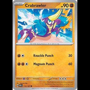 Pokemon TCG Crabrawler - Obsidian Flames