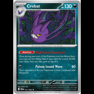 Pokemon TCG Crobat - 051/086 - Chaos Rising - Holofoil