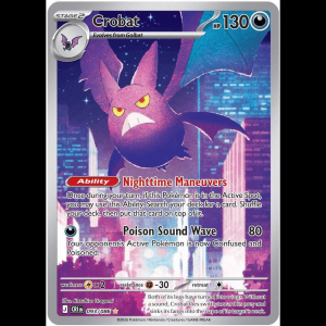 Pokemon TCG Crobat - 093/086 - Chaos Rising - Holofoil