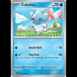 Pokemon TCG Cubchoo - Obsidian Flames