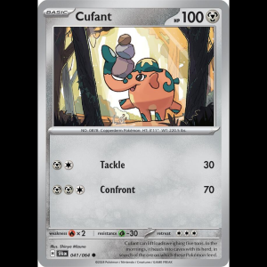 Pokemon TCG Cufant - 041/064 - Shrouded Fable