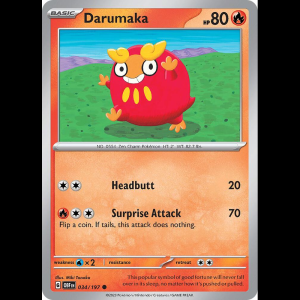 Pokemon TCG Darumaka - Obsidian Flames
