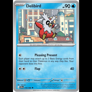 Pokemon TCG Delibird - Chaos Rising - Reverse Holofoil