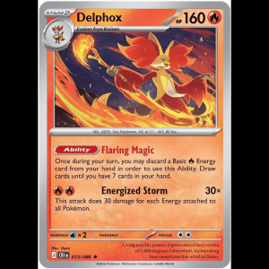 Pokemon TCG Delphox - Chaos Rising - Holofoil