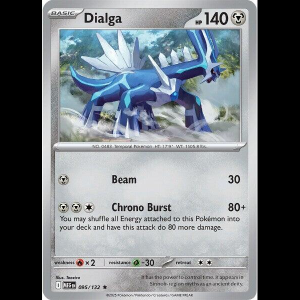 Pokemon TCG Dialga - Mega Evolution - Reverse Holofoil