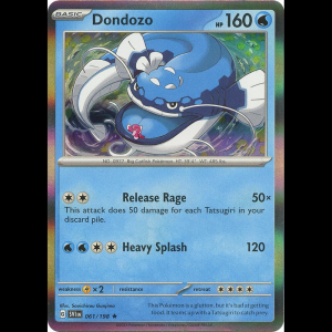 Pokemon TCG Dondozo - 061/198 - Scarlet & Violet Base Set - Holofoil
