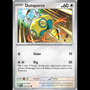Pokemon TCG Dunsparce - Prismatic Evolutions - Reverse Holofoil