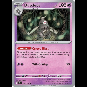 Pokemon TCG Dusclops - Prismatic Evolutions