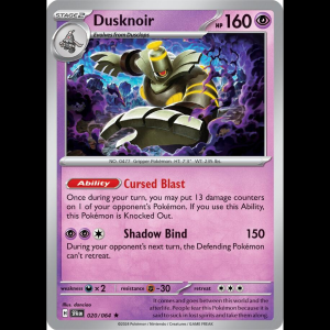 Pokemon TCG Dusknoir - 020/064 - Shrouded Fable - Holofoil