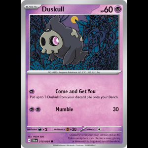 Pokemon TCG Duskull - 018/064 - Shrouded Fable
