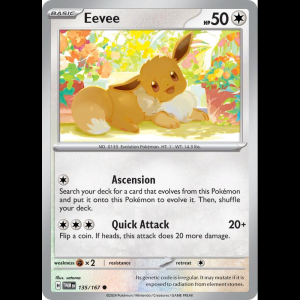 Pokemon TCG Eevee - 135/167 - Twilight Masquerade