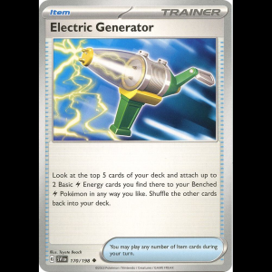 Pokemon TCG Electric Generator - Scarlet & Violet Base Set
