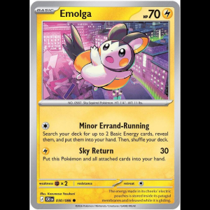 Pokemon TCG Emolga - Chaos Rising