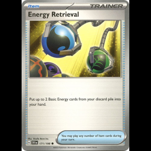 Pokemon TCG Energy Retrieval - Scarlet & Violet Base Set