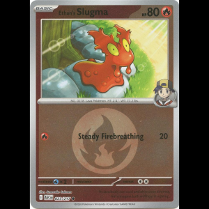 Pokemon TCG Ethan's Slugma (Energy Symbol Pattern) - Ascended Heroes - Reverse Holofoil