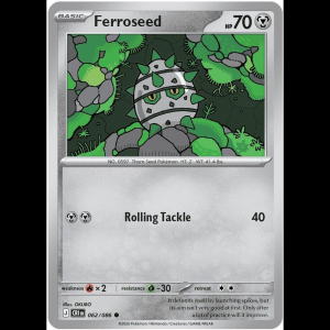 Pokemon TCG Ferroseed - Chaos Rising - Reverse Holofoil