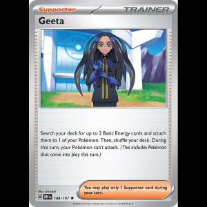 Pokemon TCG Geeta - Obsidian Flames - Holofoil