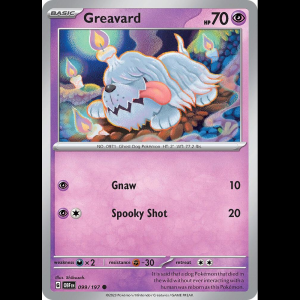 Pokemon TCG Greavard - 099/197 - Obsidian Flames