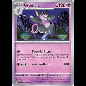 Pokemon TCG Grumpig - Obsidian Flames