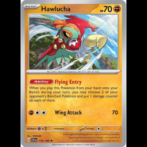 Pokemon TCG Hawlucha - Scarlet & Violet Base Set - Reverse Holofoil