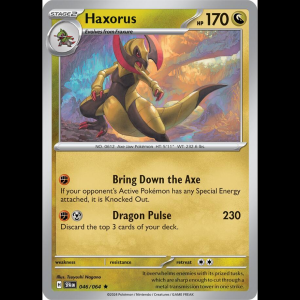 Pokemon TCG Haxorus - Shrouded Fable - Holofoil