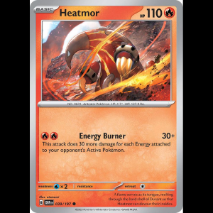 Pokemon TCG Heatmor - Obsidian Flames - Reverse Holofoil