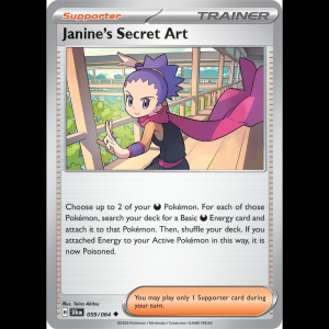 Pokemon TCG Janine's Secret Art - 059/064 - Shrouded Fable - Reverse Holofoil