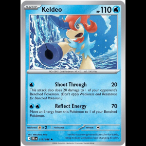 Pokemon TCG Keldeo - Chaos Rising - Reverse Holofoil