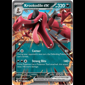 Pokemon TCG Krookodile ex - Chaos Rising - Holofoil