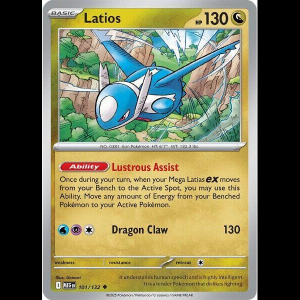Pokemon TCG Latios - Mega Evolution - Reverse Holofoil